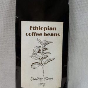 Etiópiai szemes kávé – Gratzag blend (200 gr)