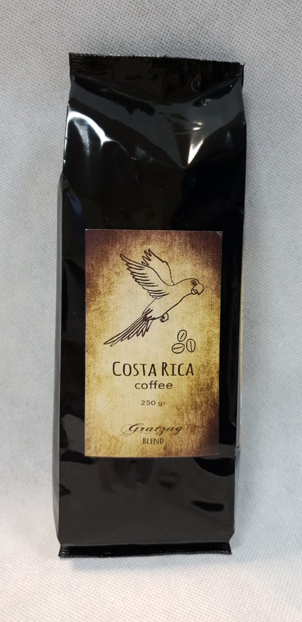 Costa Rica szemes kávé – Gratzag blend (250 gr)